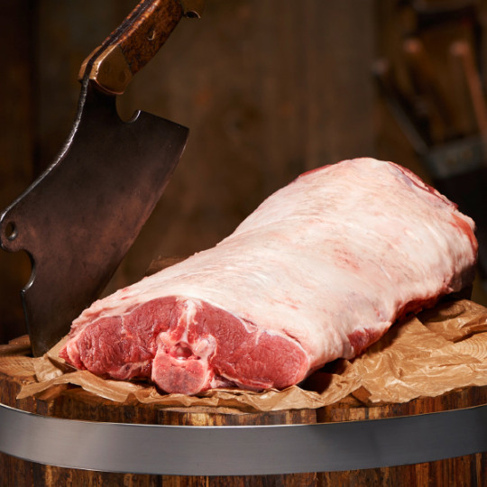 FEINES FLEISCH | Württemberger Lammrücken mit Knochen ca. 1,35kg